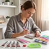 Gikboup 40000 Pcs 40 Colors Bedazzling Kit with Rhinestones,3mm Jelly AB Resin Flatback Gems with 4 B-7000 Glue, 40-Grid Storage Box, Tweezers, Trays and Tools for Crafts, Cups, Phone Cases #5