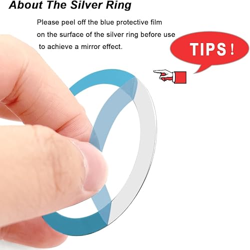 Miniatura 2 de Paquete de 8 anillos de metal universales compatibles con cargador inalámbrico magnético Magsafe iPhone 13 12 Pro Mini Max Samsung Galaxy,