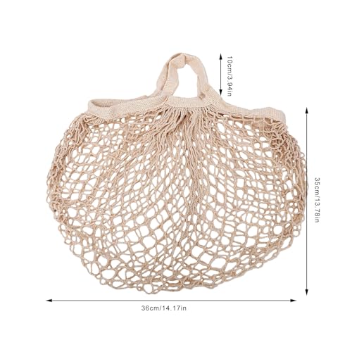 Bolsas de malla para comestibles reutilizables de algodón para cuidar tus frutas 3