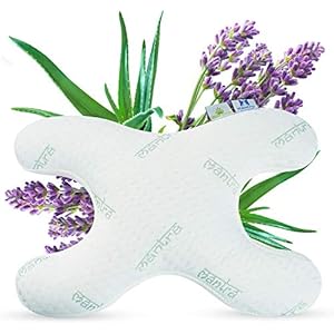 Lelekka Mantra Satin Edition Anti-rimpel anti-aging schoonheidskussen voor buikslapers en zijslapers incl. 2 hoezen slaapkussens tegen slaaprimpels