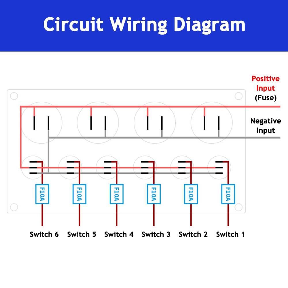 24V 12V 6 Przycisków Panel Przełączników Kołyskowych Z Cyfrowym Testerem Napięcia Ładowarka USB QC3.0 Szybka Samochodowa Zasilacz Łodzi I Przyczepy Kempingowej