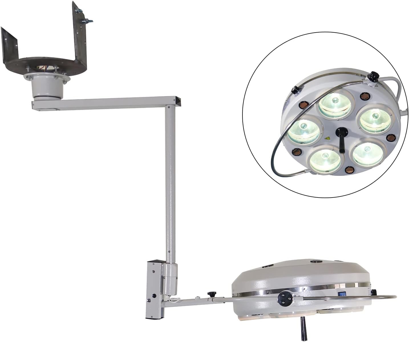 25W examen dental tungsteno halógeno luz de funcionamiento sin sombra lámpara techo montado tipo