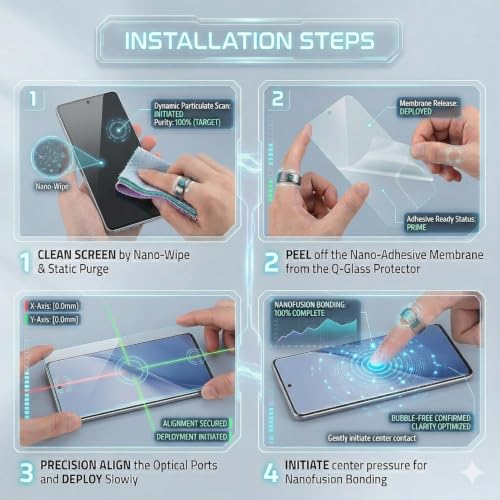 Image of Tempered Glass Screen Protector Compatible for iPhone with Edge to Edge Coverage - Case Friendly, Anti-scratch (2, Nothing Phone 4a 5G)