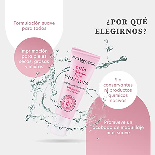 Dermacol - Base de maquillaje satinada, Imprimación facial para arrugas y poros, Imprimación de maquillaje transparente, Imprimación rellenadora de poros fácil de difuminar, sin conservantes, 10 ml - imagen 5
