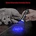 TaoTronics Black Light, 12 LEDs 395nm UV Blacklight Flashlights Detector for Pets Urine and Stains with 3 Free AAA Batteries