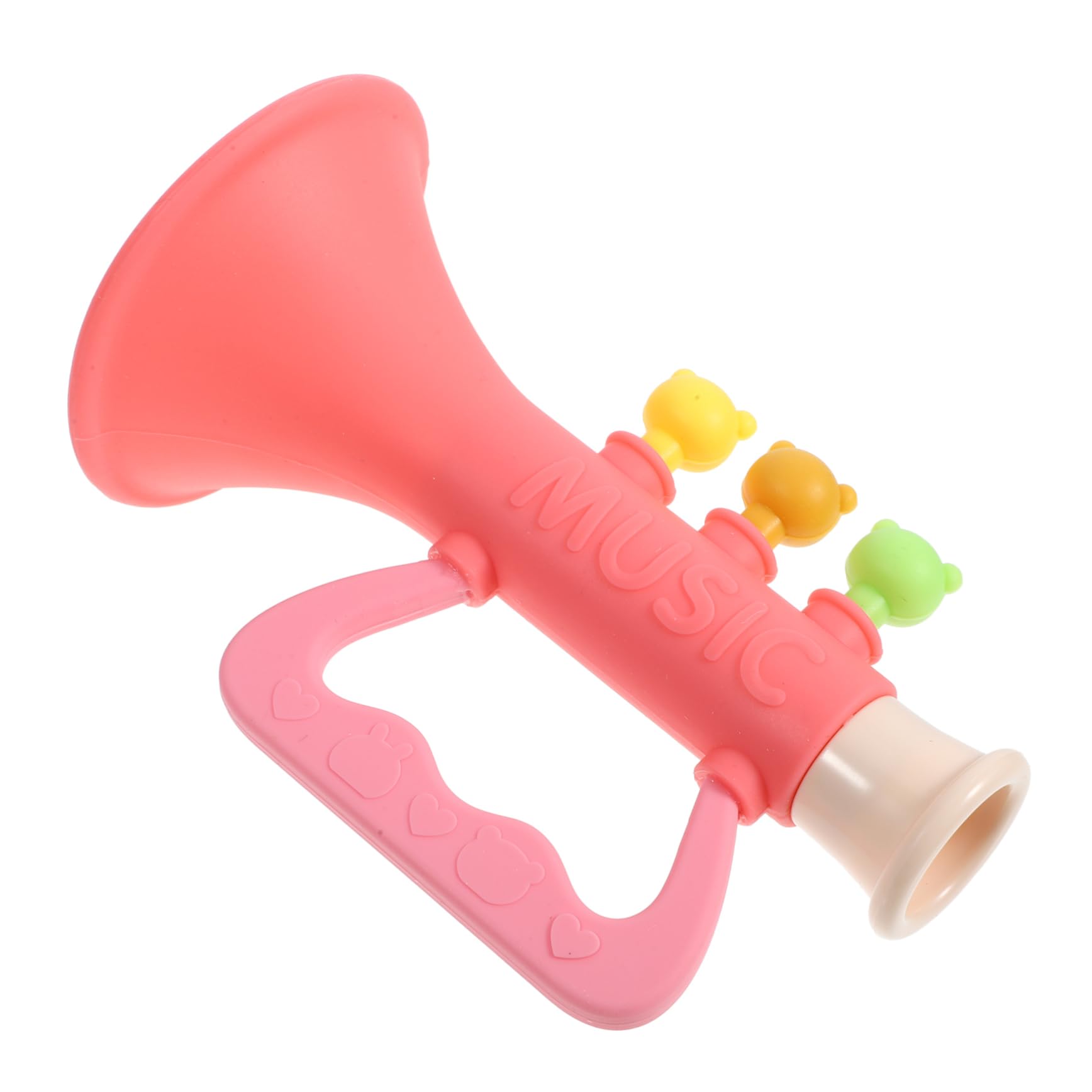 Vaguelly Plastic Soccer Horn Cartoon Noisemaker for Parties Concerts Events Blow Horn for Safe Reusable Musical Instrument for Cheering at Games