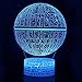 SPARKX 3D Phantom Planet Nachtlicht, 7-farbiges LED-Tisch Phantomlicht, USB-Powered Mood Light, Heimdekoration, Geburtstagsgeschenk der Kinder,Color Base
