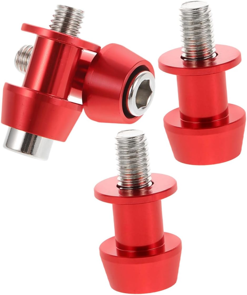 GLEAVI 2pairs Motorcycle Swing Arm Replacement Spool Slider Aluminum Alloy Bobbins for Enhanced Stability and Compatibility Various Models