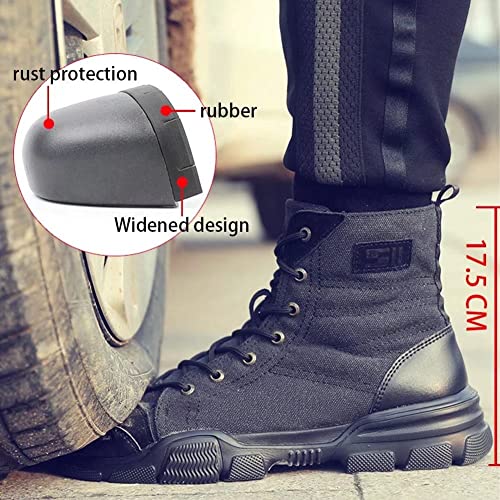 Image of SUADEX Steel Toe Boots for Men Women Indestructible Non Slip Comfortable Work Boot Safety Construction Shoes