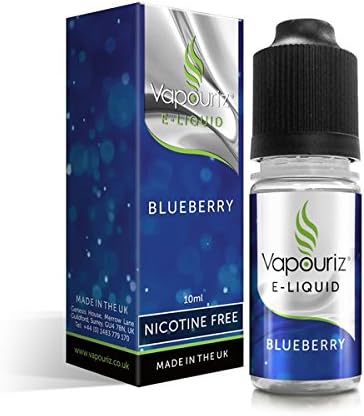 Vapouriz Premium E Liquid x3 10ml (TRIPPLE PACK) Zero 0% Nicotine (Blueberry)