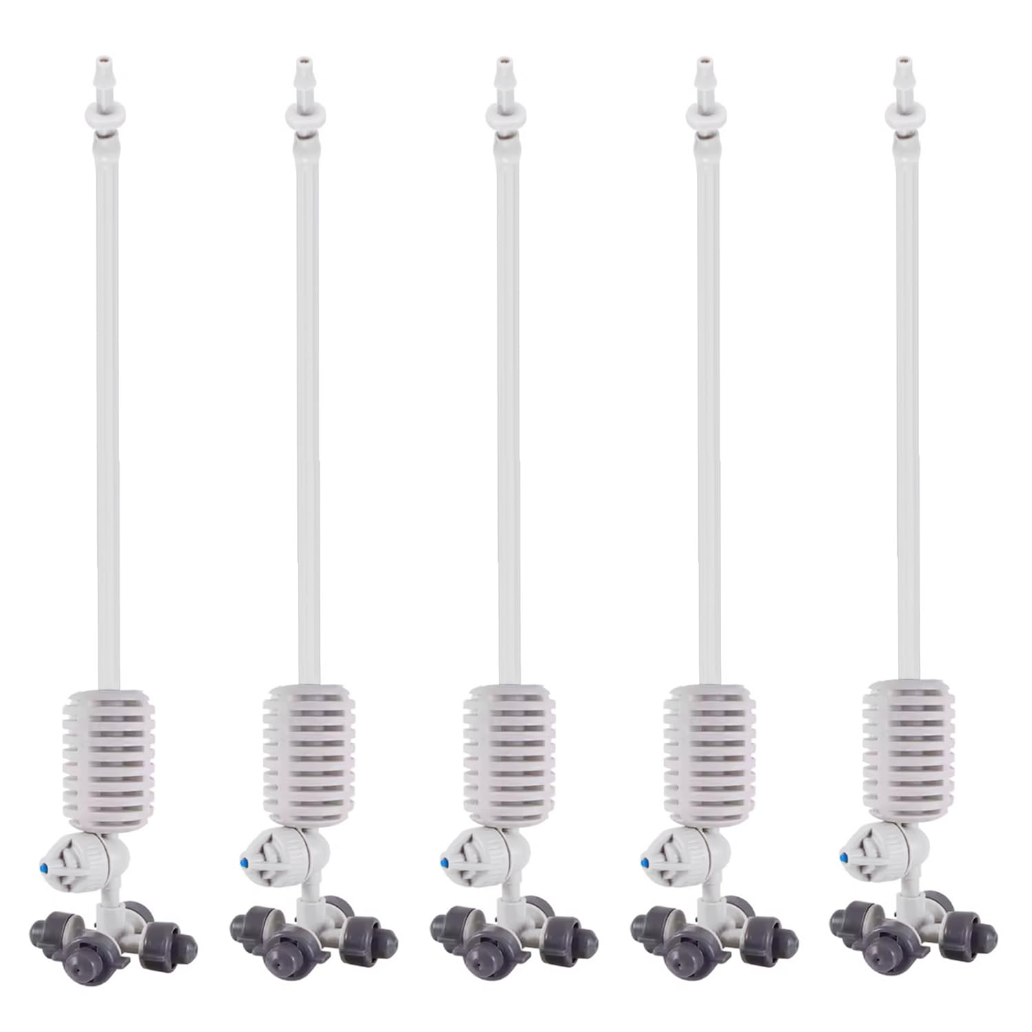 Ascension Premium 4 way Fogger Kit & Water Fogging System Irrigation Sprayer System Mist Cooling Kit Irrigation Item For Garden Humidity Control Greenhouse Dairy Farm & Open Restaurants (Pack of 5)-image-20