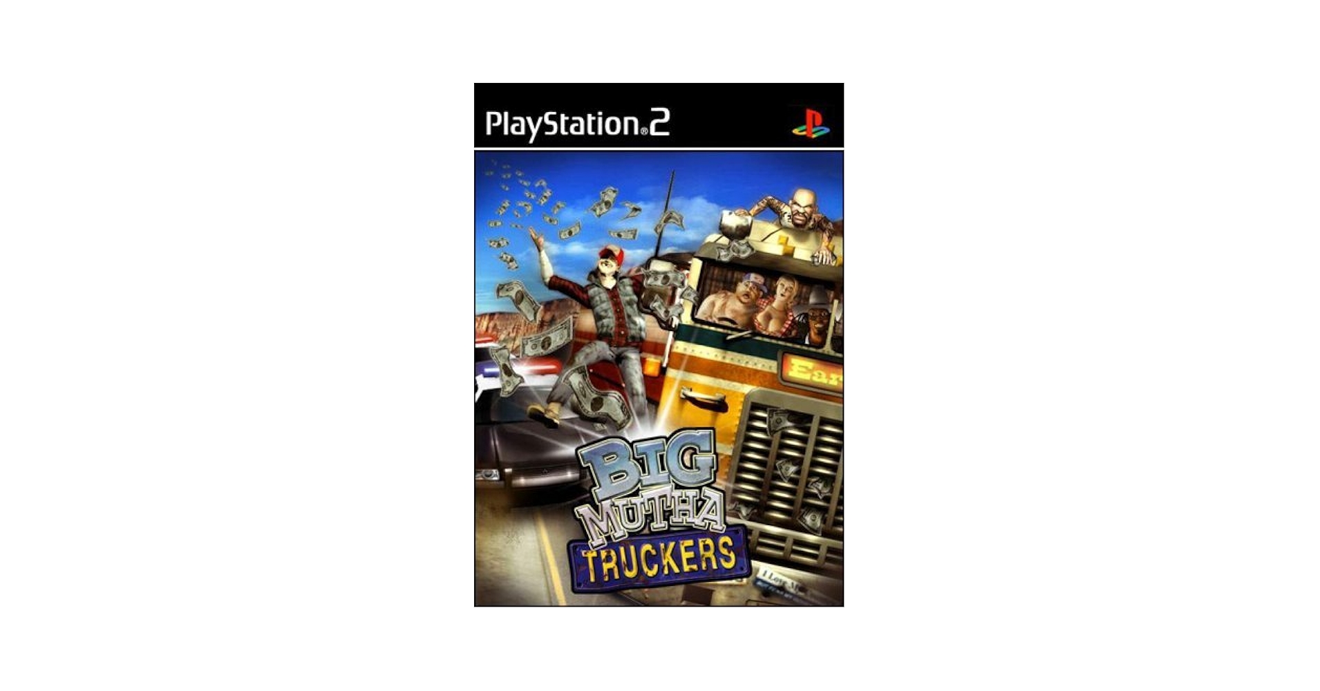 PlayStation2 - PS2★BIG MUTHA TRUCKERS 海外版★箱付・説明書付・ソフト付 ps2_big_mutha_truckers_2-