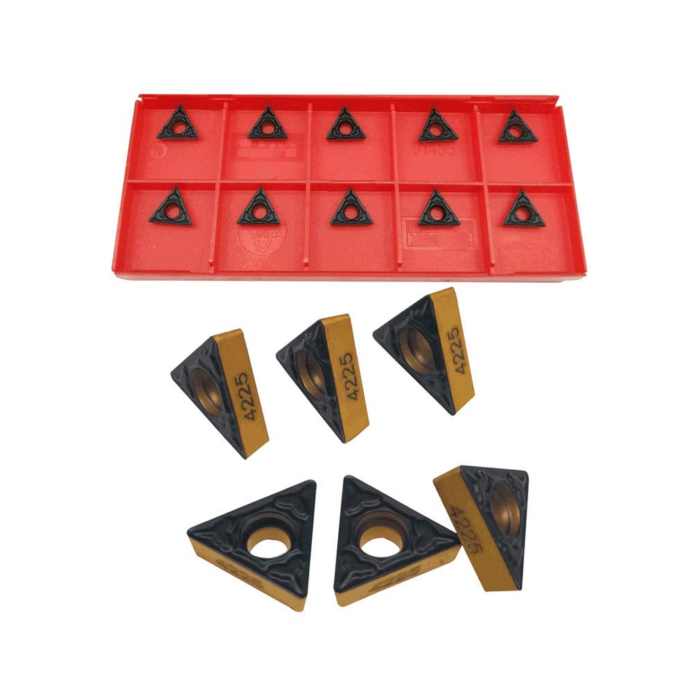 10pcs GBJ Indexable Triangle Turning Inserts TCMT090204 TCMT1.8(1.5