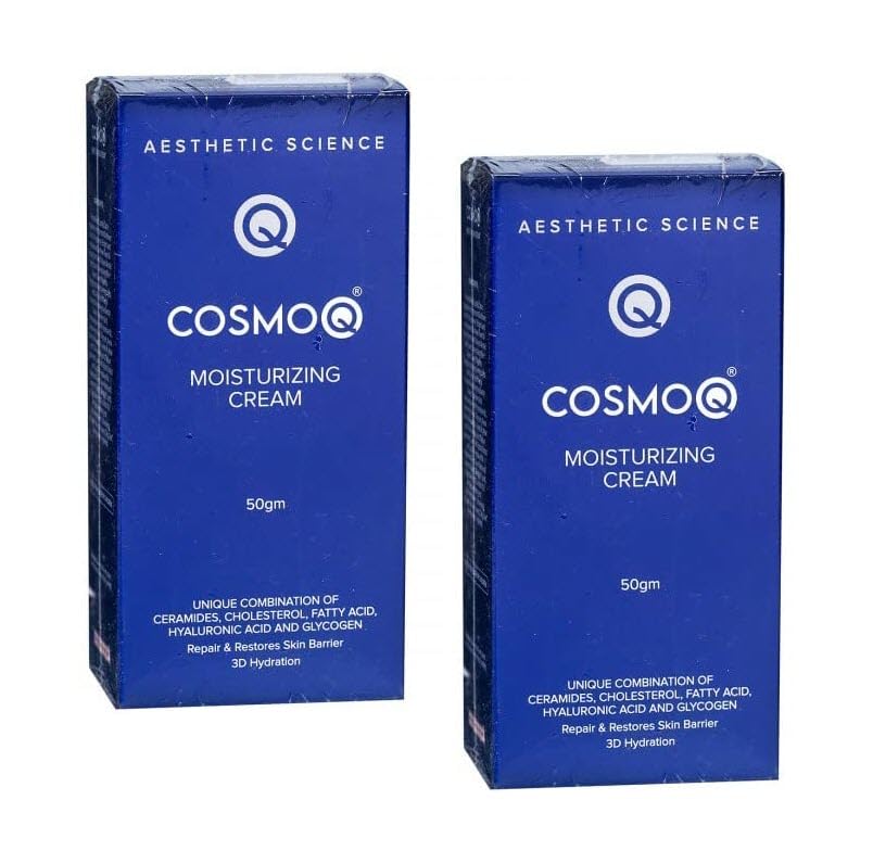 COSMO Q MOISTURIZING CREAM | MOISTURIZER (2 X 50 gm) (Pack of 2)
