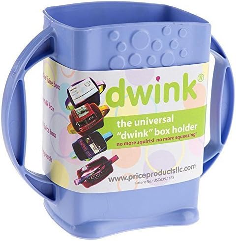 Dwink Universal Juice Pouch Milk Box Holder (Lavender)