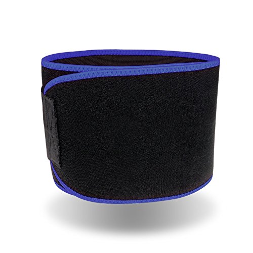Biange Waist Trainer for Women Men Sweat Belt Waist Trimmer Belly Band Stomach Wraps - Thumbnail 5