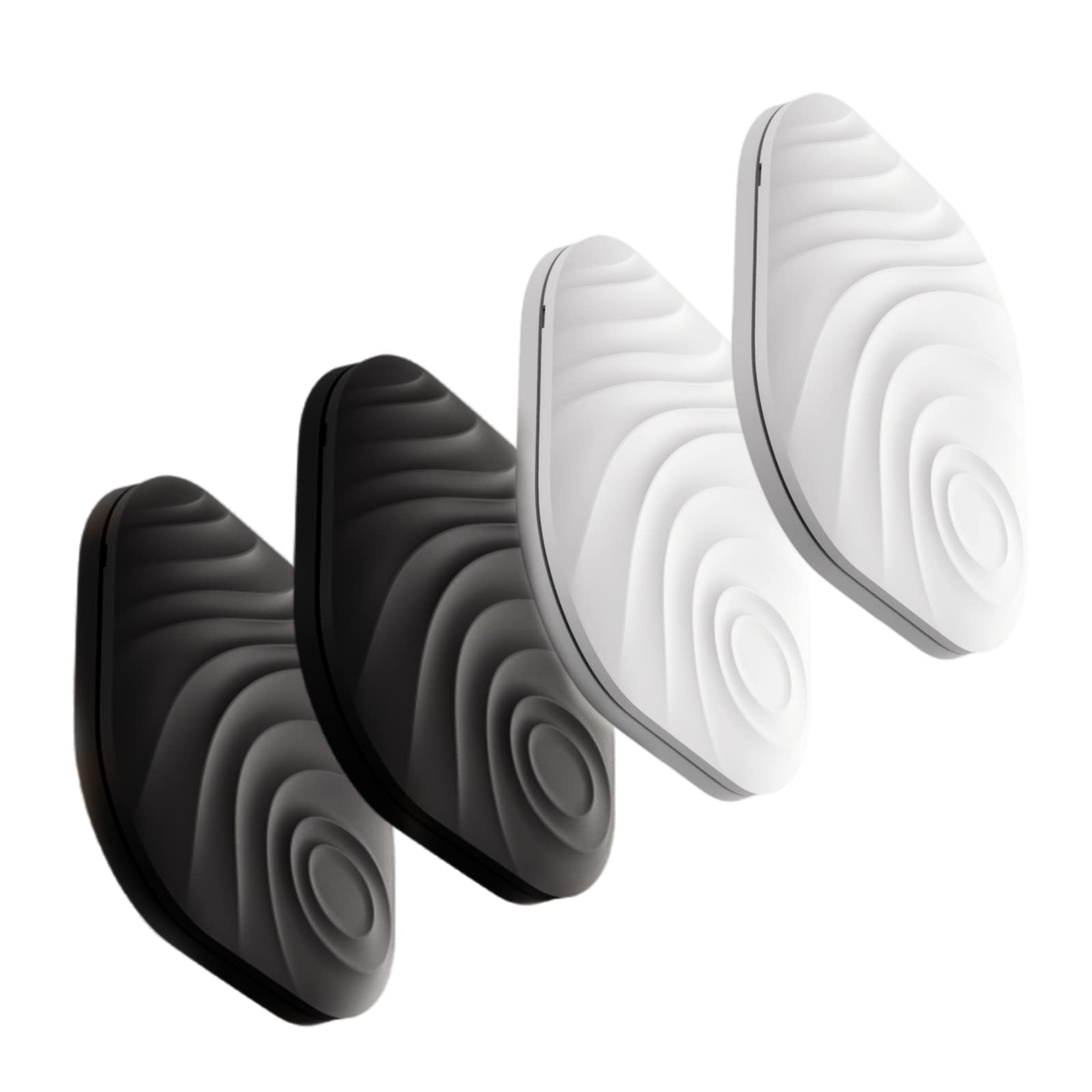 Nutale Findthing Key Finder 4PCS White and Coffee, Bluetooth Tracker Item Locator with Key Chain for Keys Pet Wallets or Backpacks and Tablets