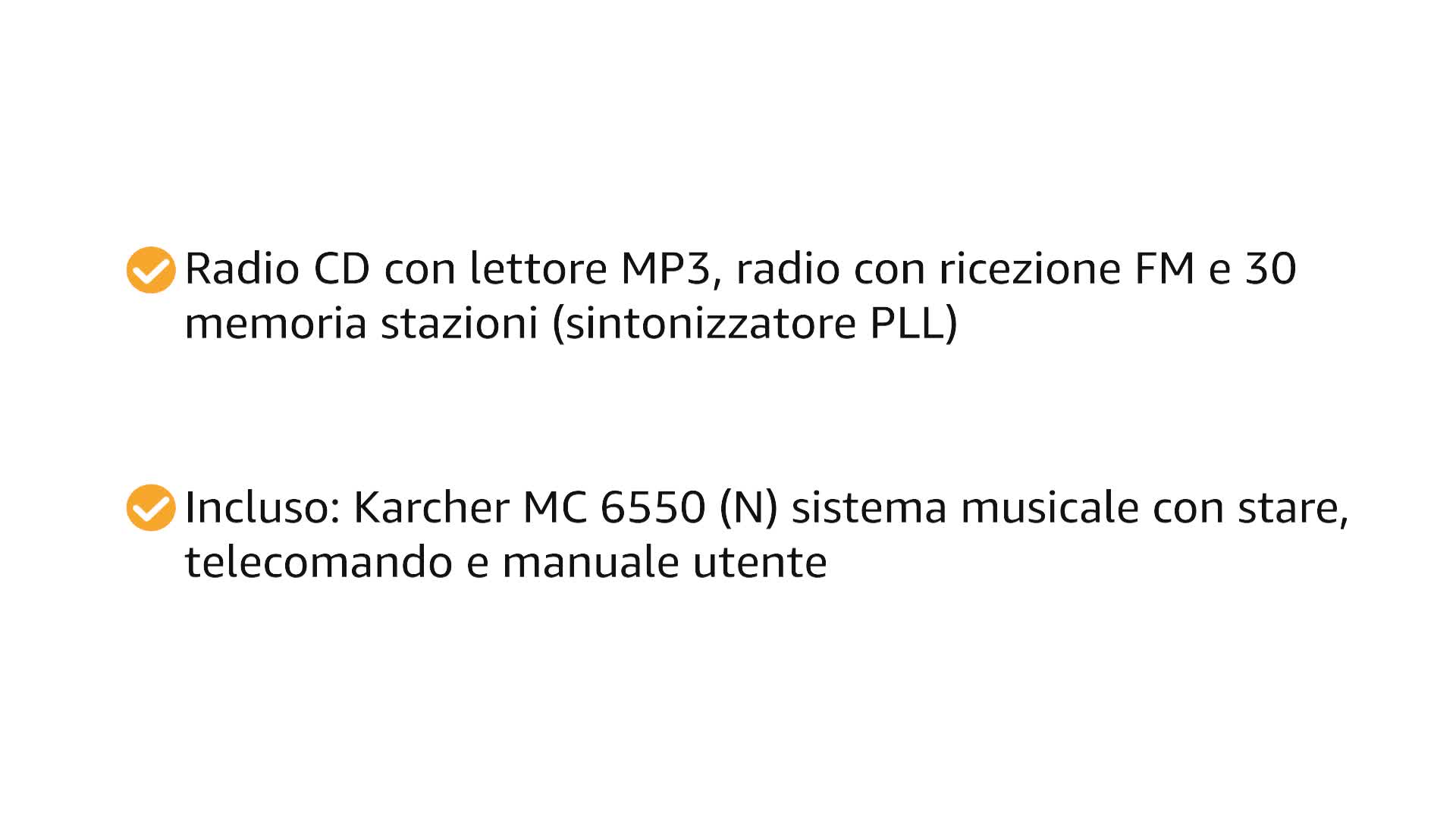 Radio Da Cucina Karcher RA 2060D-S - DAB+, FM, Bluetooth, CD, Sveglia, Display A Colori - Foto 2