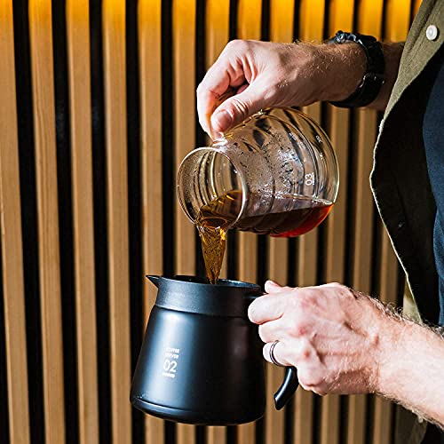 مجموعة تقديم القهوة في60 من الزجاج المقاوم للحرارة من ميبرو "شفاف" | مجموعة تقديم للشاي والقهوة | ابريق القهوة للتنقيط اليدوي، غلاية قهوة، ابريق شاي سعة 280 مل، 350 مل، 600 مل، 800 مل (كبير، 800 مل)