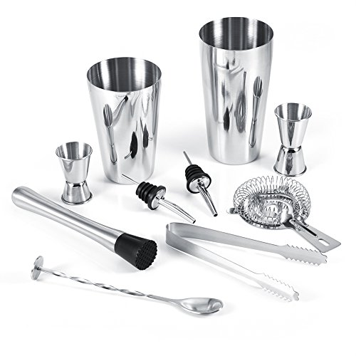 ANKROYU Juego De Coctelera 10 Piezas Acero Inoxidable
