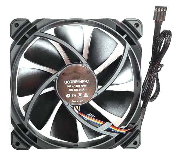 Ventilateur de refroidissement 14 cm UCTBP14P-C pour un ordinateur de bureau silencieux