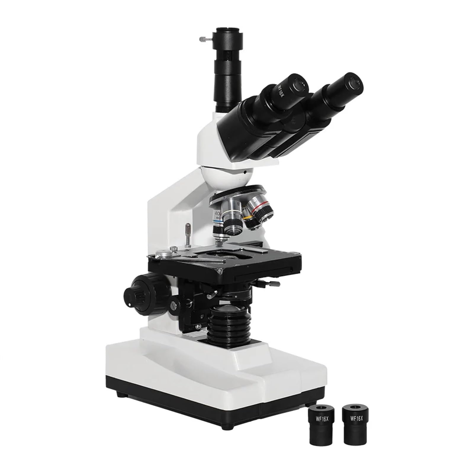 Mikroskop Biologiczny Trinoculare 40X-1600X Con Display Lcd Da 9''E Fotokamera Cyfrowa 12 Mp Dla Studentów.