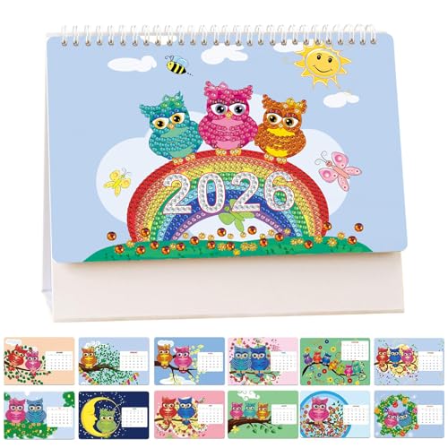 Diamond Painting Kalender 2026, Diamond Painting Weihnachten Tischdeko...