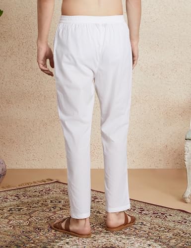 Image of Amazon Brand - Symbol Men's Relaxed Full Elasticated Cotton Pants