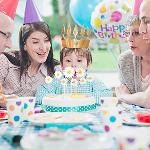 Benbo 30 Pieces Daisy Cake Toppers White Flower Cake Decorations Chrysanthemum Cupcake Toppers Picks For Daisy Birthday Party Wedding Baby Shower Summer Themed Photo Prop Girls Boys #TOP4