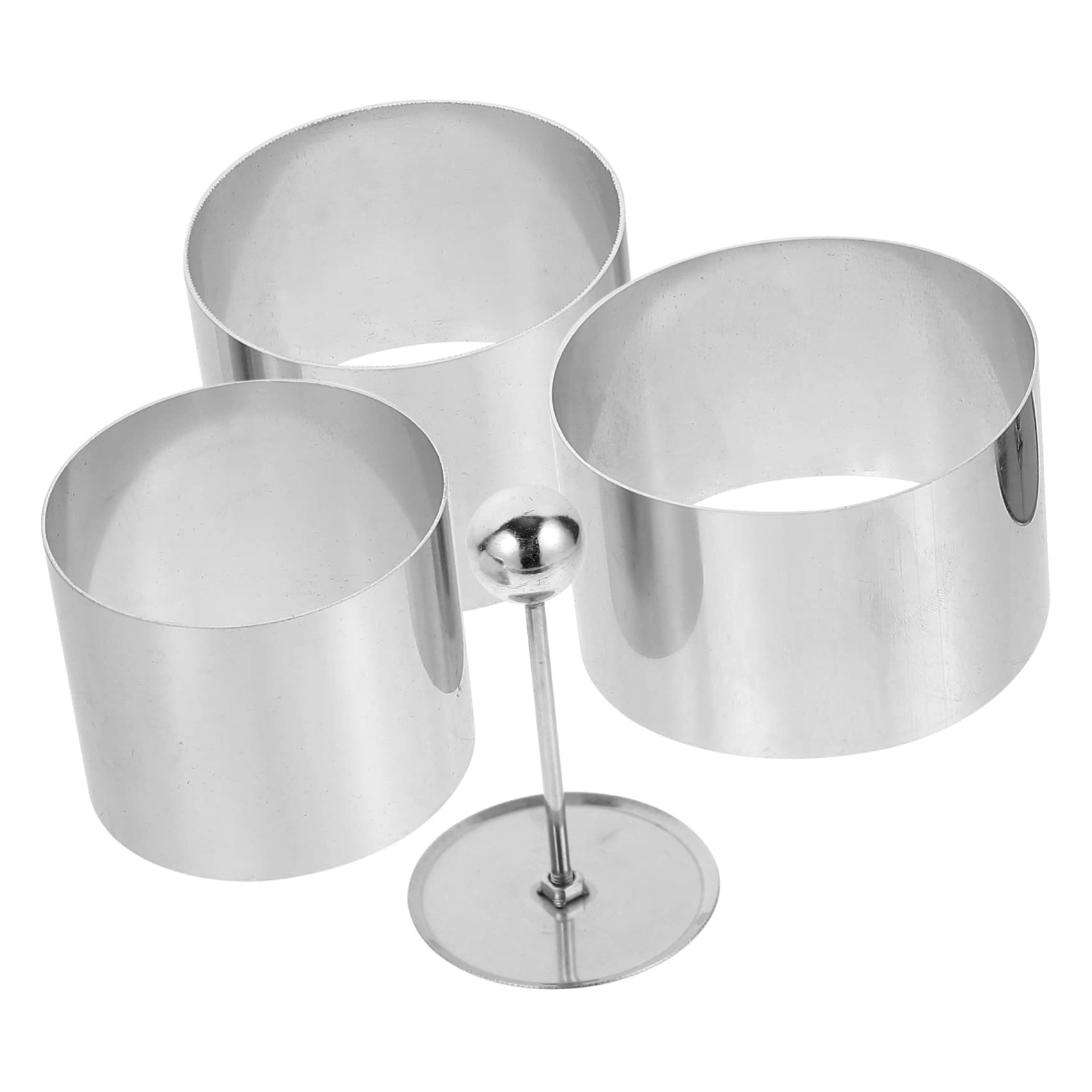 SOLUSTRE 1 Set Stainless Steel Cake Mold Set Mousse Ring Baking Molds for Cakes Cookies and Pastries Kitchen Bakeware for DIY Desserts and Treats