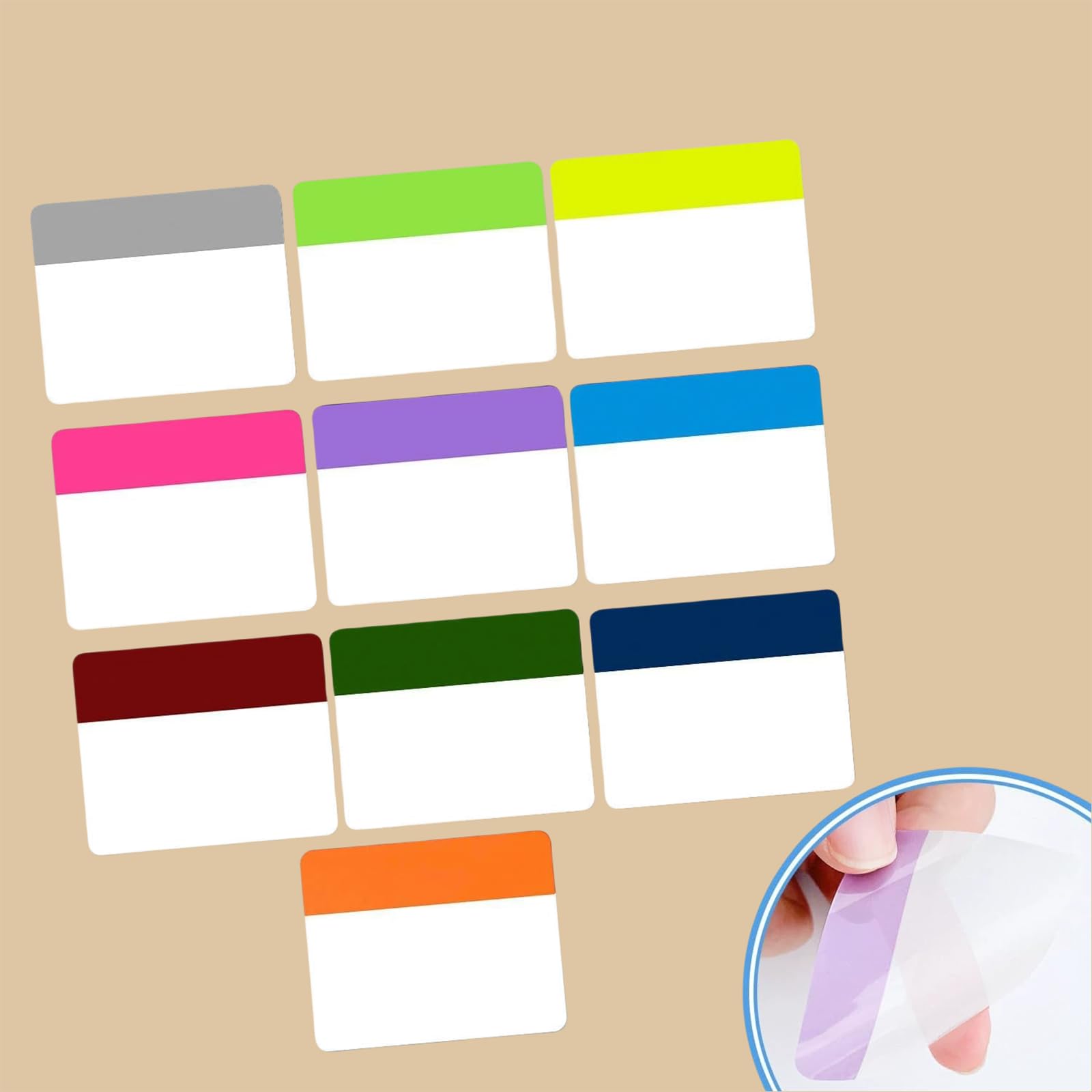 Marcadores De Página De Colores, Pestañas De Índice ... | Envío Gratis