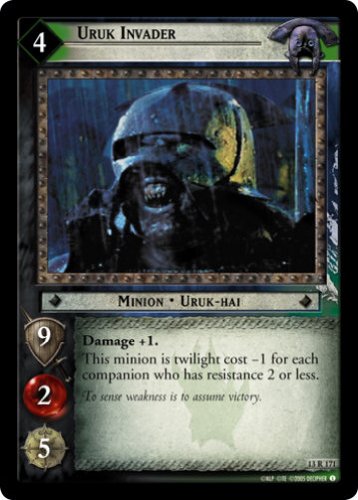 Amazon.com: Decipher LOTR TCG BL BLOODLINES Uruk Invader 13R171
