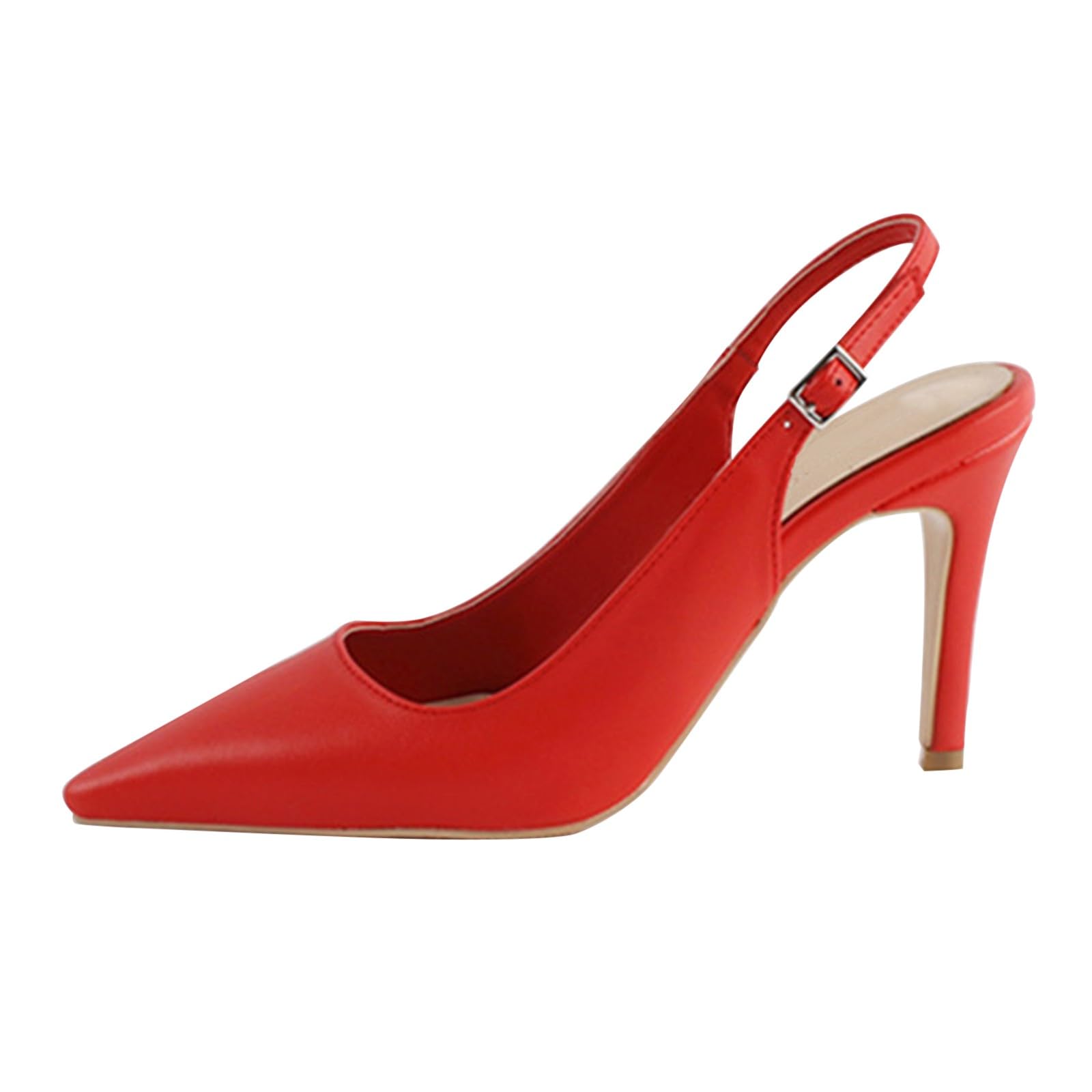 Scarpe da donna eleganti estive con tacco alto, scarpe con tacco a punta | Scarpe da sposa sexy a spillo, comode scarpe da sposa, sandali chiusi con tacco, scarpe da sposa leggere per feste