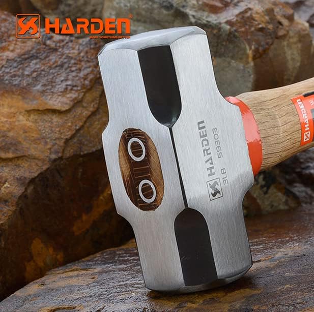 Harden 1.5kg Sledge Hammer Wood Handle 590303, Multicolor - Image 4
