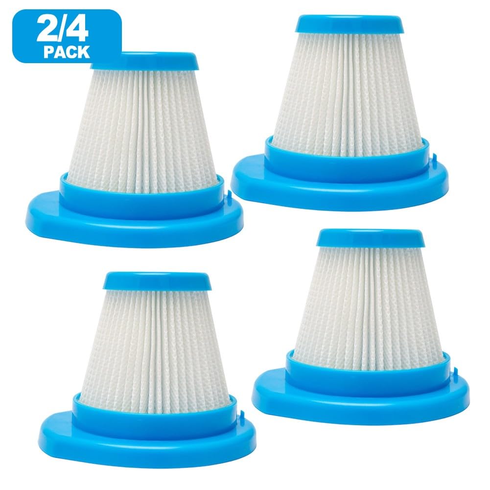ZYWUOY Filtro lavable para aspiradora con cable POWERSERIES+, pieza reutilizable para limpiador BDSV2-BLK 3 en 1, papel de filtro azul para caspa de mascotas