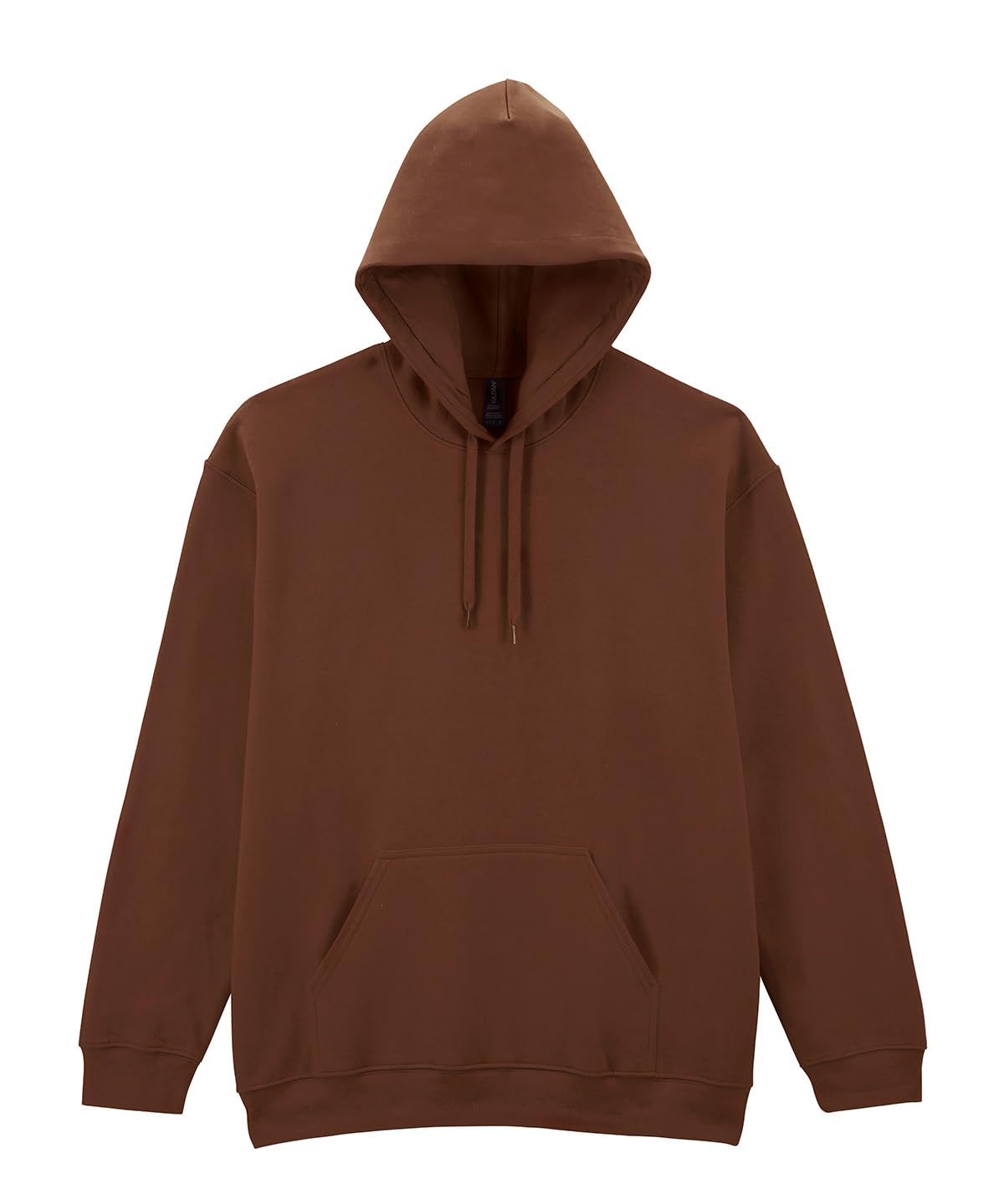 Coozo Men's Cocoa Adult Softstyle Hoodie Sweatshirt - L