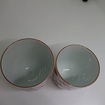 Amazon | 京焼 清水焼 雲楽窯 湯呑 ペア | ノーブランド品