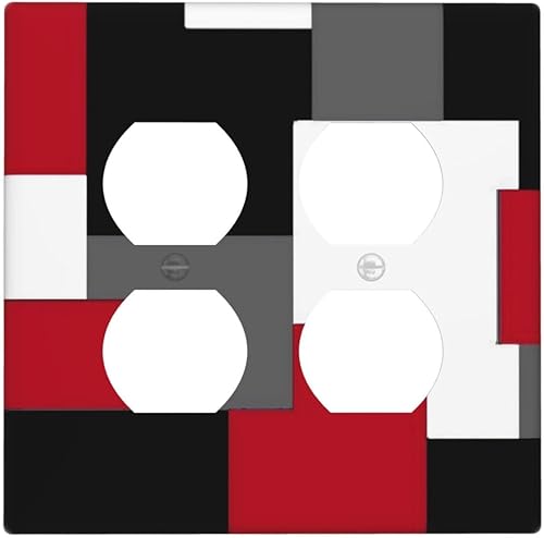 Miniatura 51 de Cubierta de Interruptor de Luz de Palanca de 1 Gang con Estampado de Bosque de Pinos Rústico Campestre, Cabaña Lodge Granero Bosque Forestal de