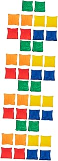 NOLITOY 40 Peças Saco De Feijão De Areia Brinquedo Para Crianças Mini Sacos De Feijão Brinquedos Educativos Para Crianças Jogando Saco De Feijão Sacos De Areia Jogo Saco De Feijão De Lona