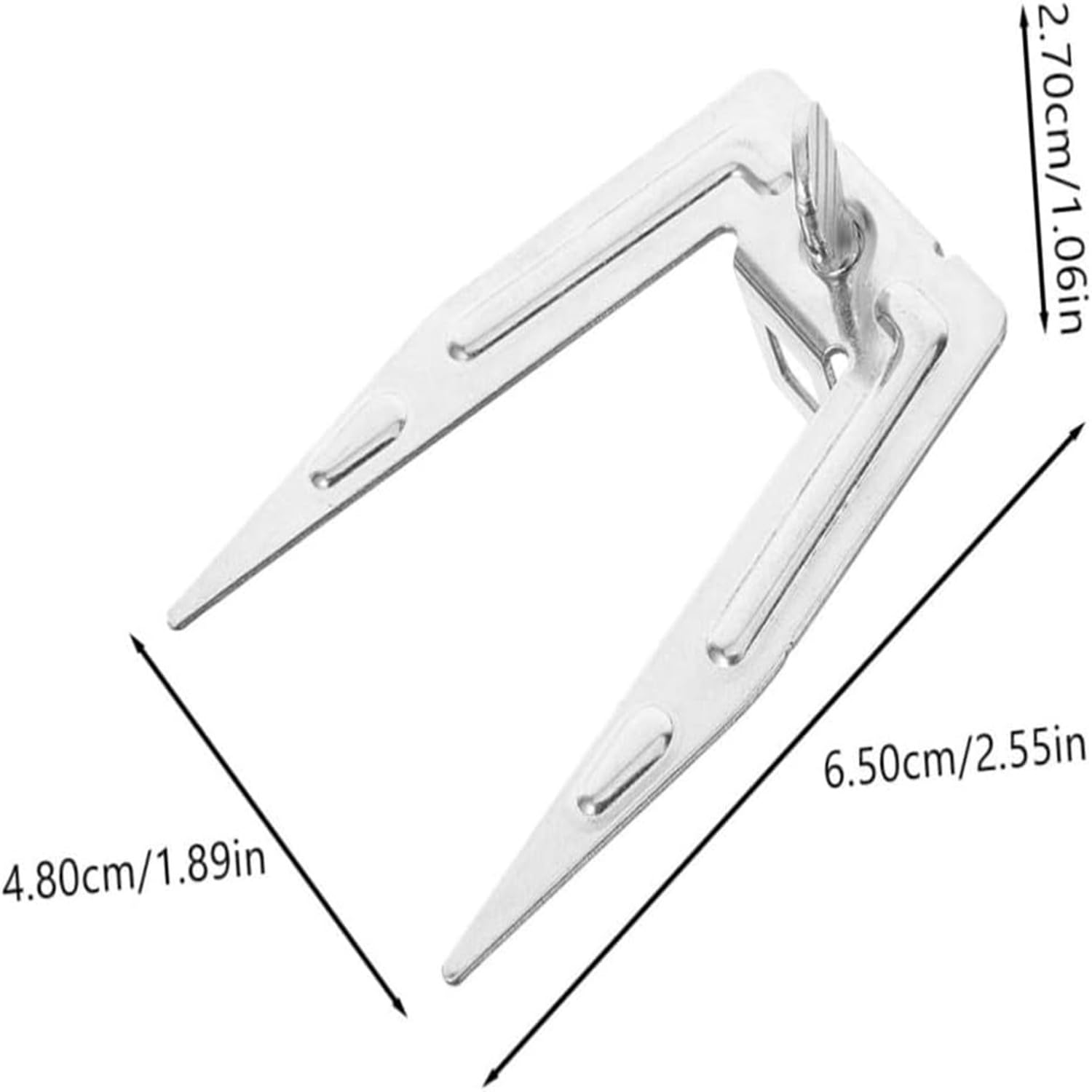 6 Set In Acciaio Inox Friggitrice Ad Aria Forchetta Pollo Arrosto Forchetta Pesce Carne Grigliata Forchetta Agnello Tacchino Forchette Per Griglia Girarrosto Girarrosto Bbq Cucina (argento)