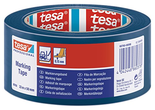 Tesa 60760-00098-15 60760-00098-15-Cinta Señalización Temporal Serie 60760-33M X 50Mm Azul, Not_Applicable, No Aplica