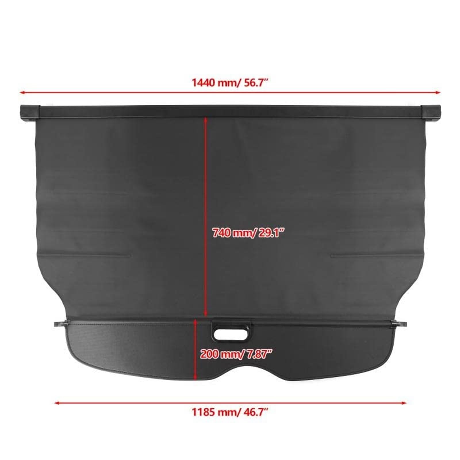, for Jeep, for Grand Cherokee 2011-2016 Cubierta retráctil for Maletero de Coche Partición de Carga Refugio Cortina Bastidores Traseros Interior Cubierta de Carga del Tronco Trasero