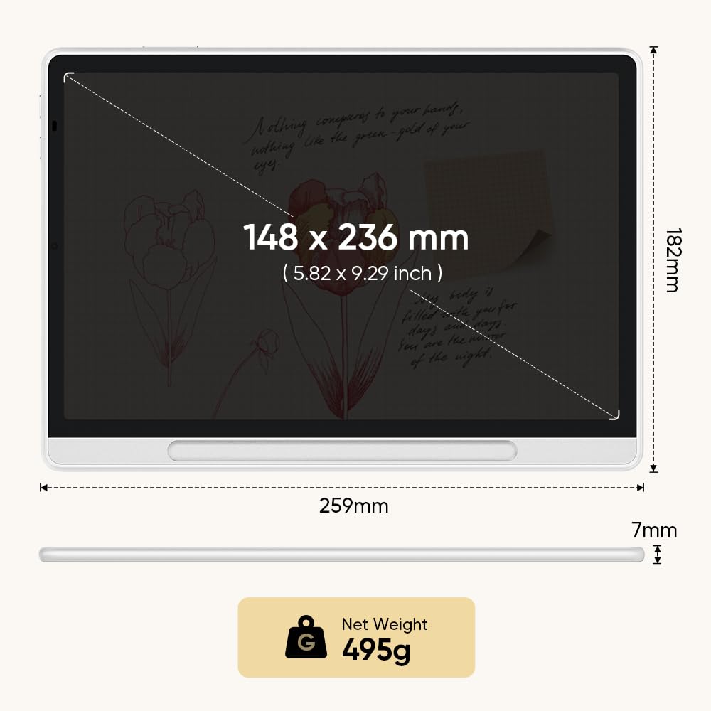 XPPen Magic Note Pad 3 em 1 modos de cor de 11 polegadas, tablet