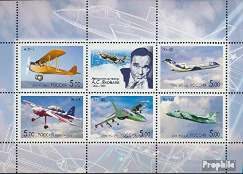 Russland block87 (complete.issue.) 2006 aleksandr Jakowlew (Stamps for collectors) Aviation