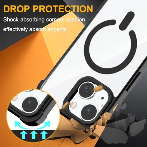 Coque MagSafe pour iPhone 15 antichoc de qualité supérieure ultra claire - 4