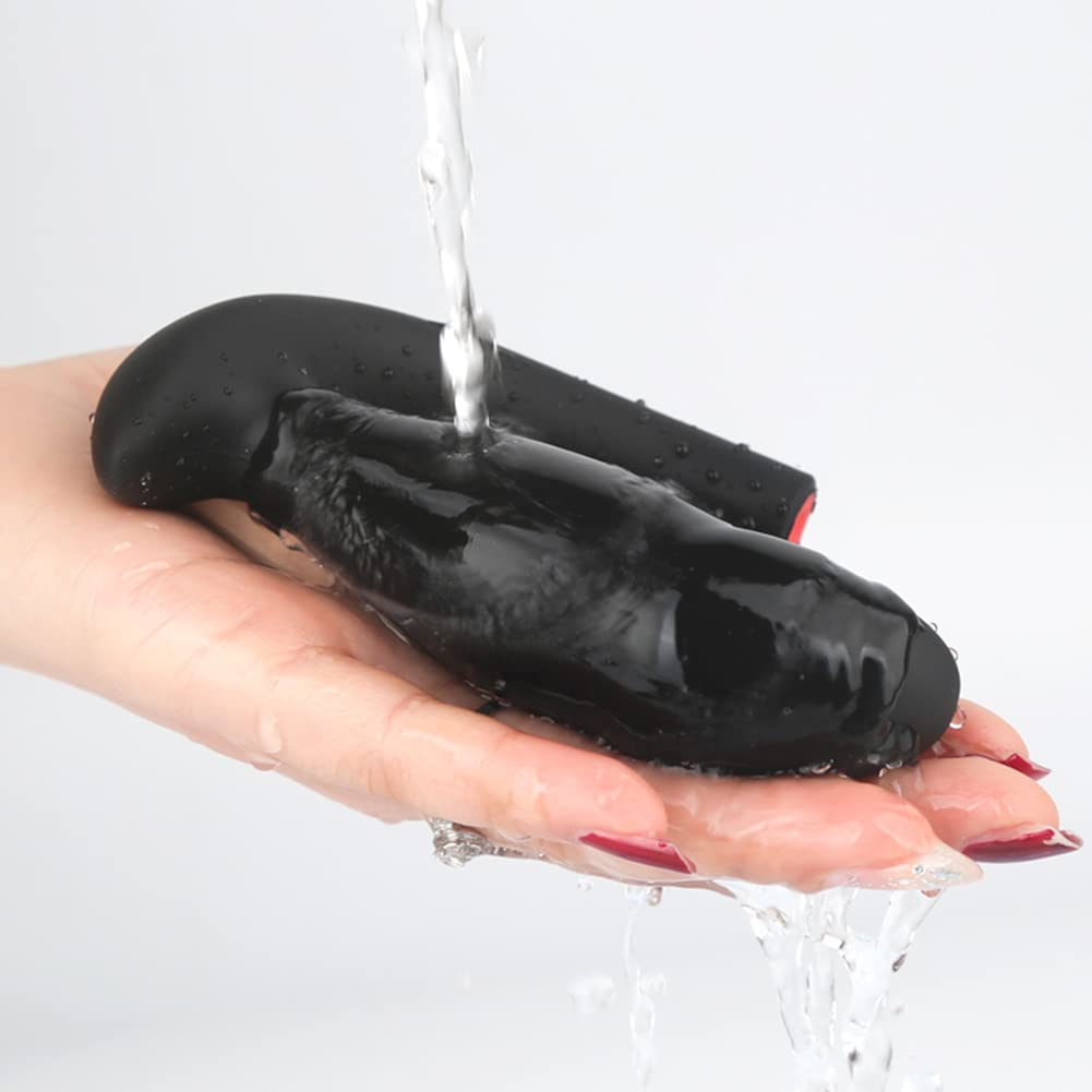 Roluck Tapón anal inflable de silicona líquida para estimulación del punto G y la próstata, entrenamiento anal y masaje, juguete sexual