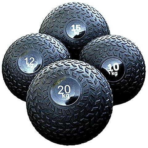 Fitness Slam Ball Weights 8kg - 25kg | Low Bounce Medicine Balls - Core Strength Training | Fitness Equipment For Home/Gym Workout - Exercise Ball - Sold Individually (8) Cover