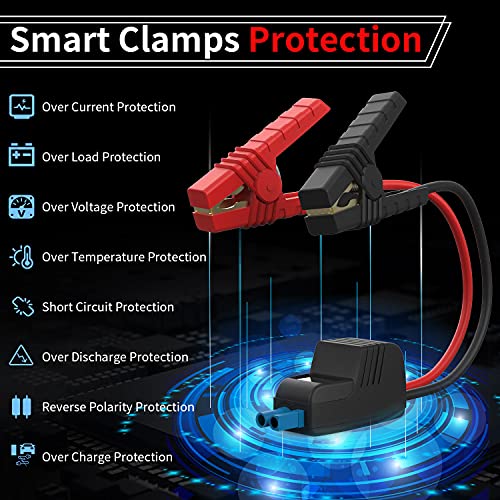 Jump Starter Battery Pack, Motorcycle 12 Volt Jump Box For Up To 8.0L Gas And 6.0L Diesel Engines, 20800Mah Power Bank With 2 Usb Charging Port, Versatile Car Battery Booster With Flashlight, Compass #TOP2