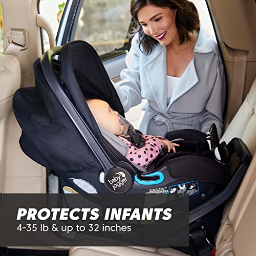 Baby Jogger City Go 2 Infant Car Seat, Pike Exclusive Includes Leatherette Handlebar and Premium Fabrics for a Safe and Comfortable Ride from Day One
