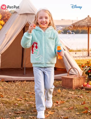 Image of Disney Girl /Boy Fleece Jacket Zipper Sherpa Fuzzy Hoodie Winter Coat 2-13Y